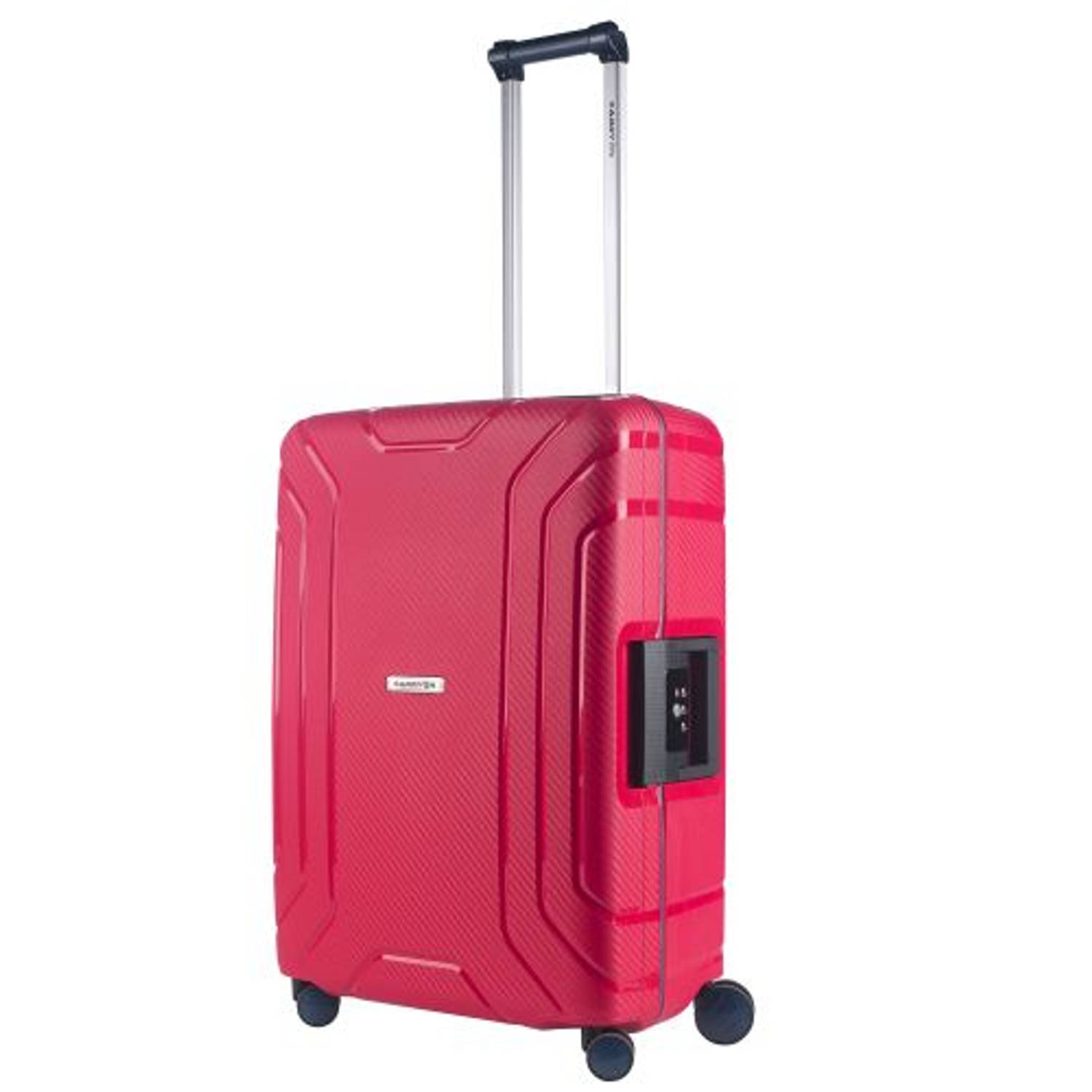 CarryOn Steward TSA koffer - trolley 65cm - vaste sloten - Rood