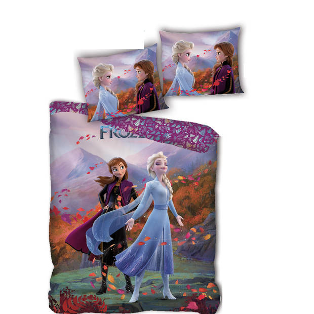 Disney Frozen Dekbedovertrek - Eenpersoons - 140 x 200 cm - polyester