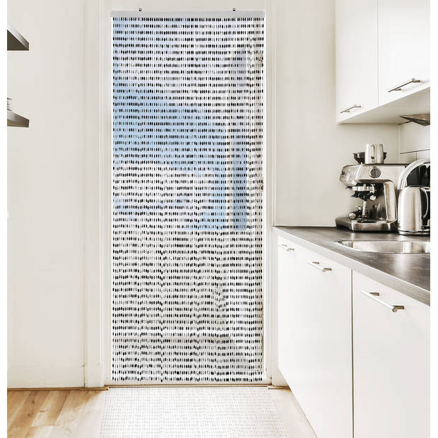 Vliegengordijn Charlotte - 100x240 cm - Transparant/Zwart Default