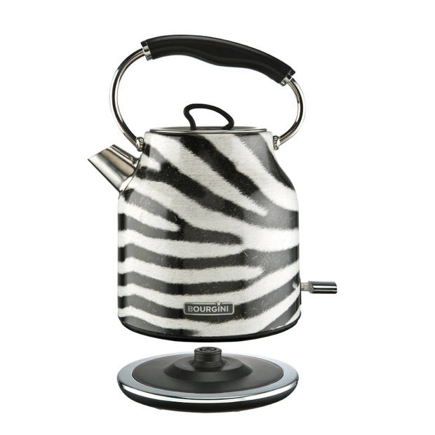 Bourgini waterkoker Zebra - 1,7 liter