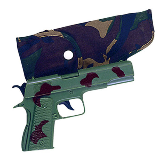 Camouflage speelgoed pistool - Verkleedattributen