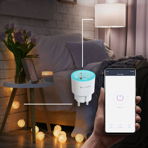 Silvergear Smart Plug WiFi - Slimme Stekker - 9 Stuks - Koppel met Google Home, Amazon Alexa en App