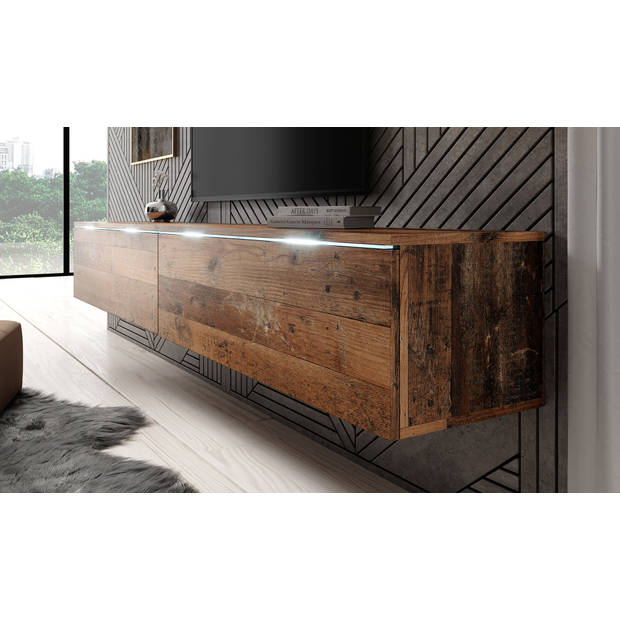 Meubella TV-Meubel Dixon - Old wood - 180 cm