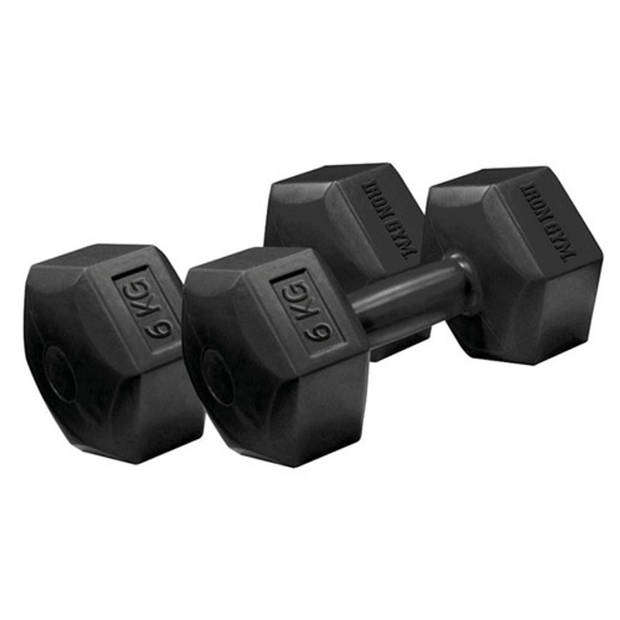 Iron Gym Dumbbell Set 2 x 4 kg, gewichten krachttraining fitness accessoires