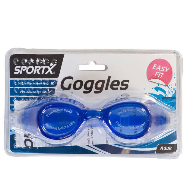 Anti-chloor duikbril donkerblauw - Zwembrillen