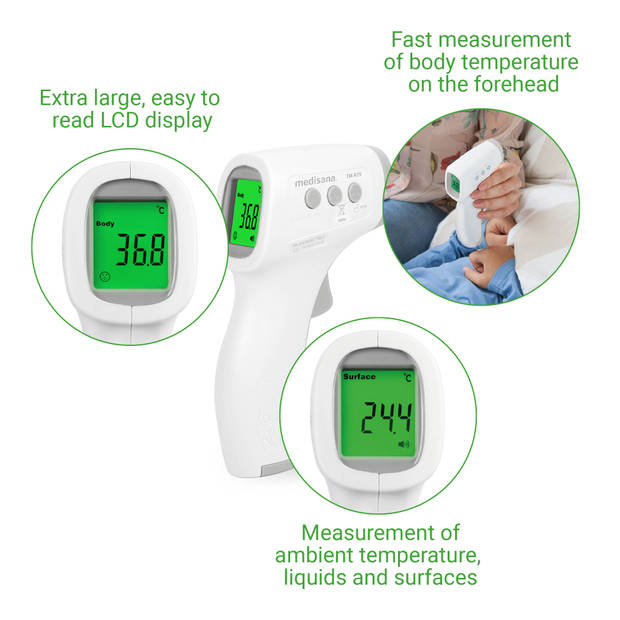 Medisana TM A77 infrarood lichaamsthermometer