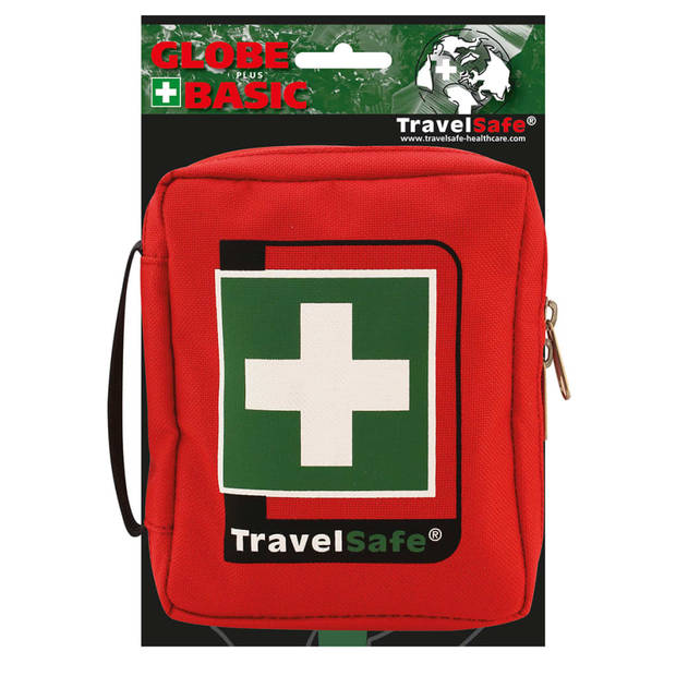 TravelSafe EHBO-set Basic 12 x 18 cm polyester rood 25-delig