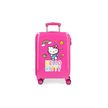 Hello Kitty ABS kinderkoffer 55 cm twister pink