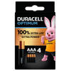 Duracell Optimum AAA batterij 4 St