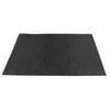 6x Tafel placemats/onderleggers zwart 30 x 45 cm - Placemats