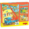 Haba legpuzzel Op De Bouwplaats 3-in-1 junior 3 x 24 stukjes