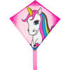 Invento eenlijnskindervlieger Mini Eddy Unicorn 30 cm roze