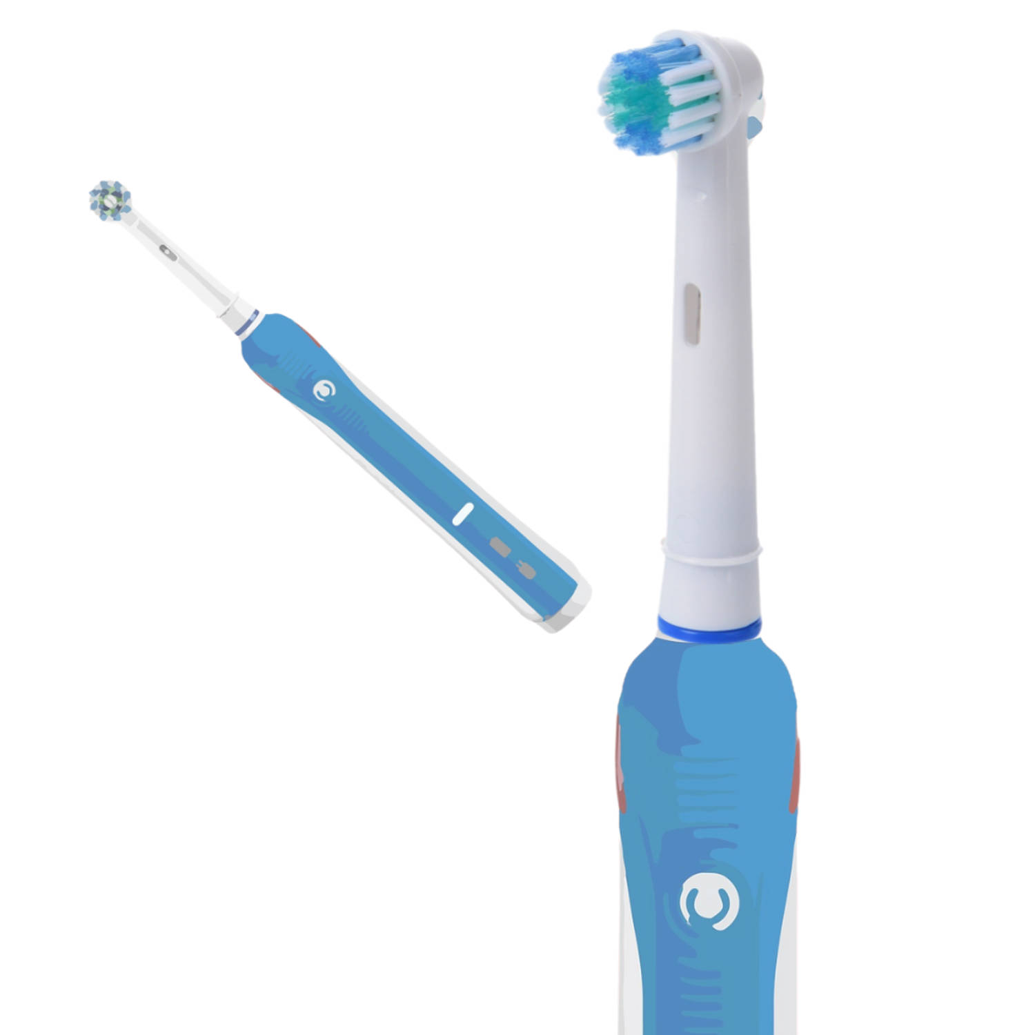 Cater Buitensporig machine Orange85 - Opzetborstel voor Elektrische Tandenborstel - Voor o.a. Oral b  en Philips tandenborstels - 4 stuks | Blokker