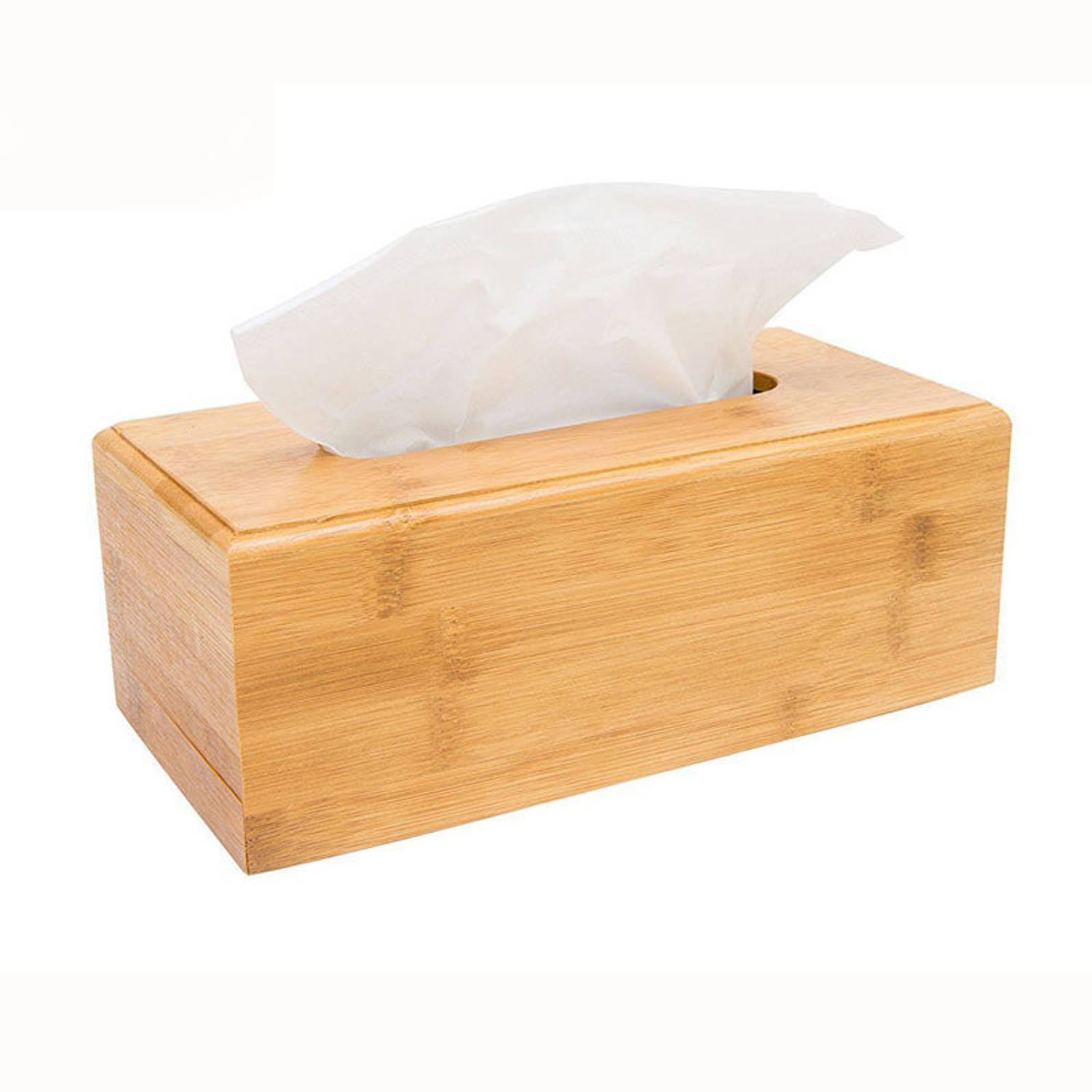 Bamboe Tissue box - Tissuehouder voor tissues - Rechthoekige