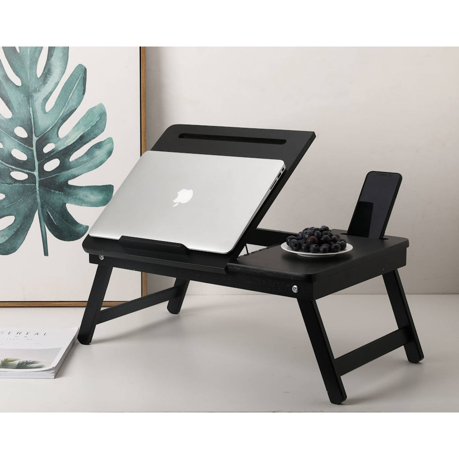 Laptoptafel voor Bank bed van bamboe - Telefoon en | Blokker