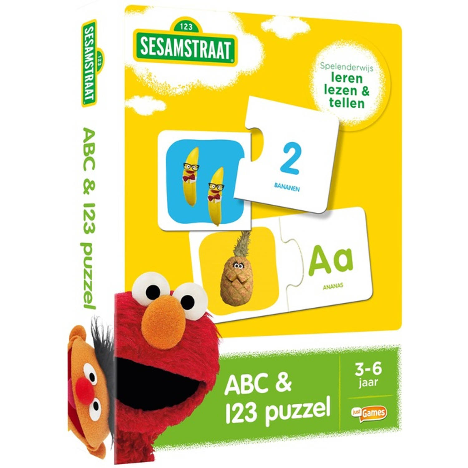 Sesamstraat ABC- en 123 puzzel