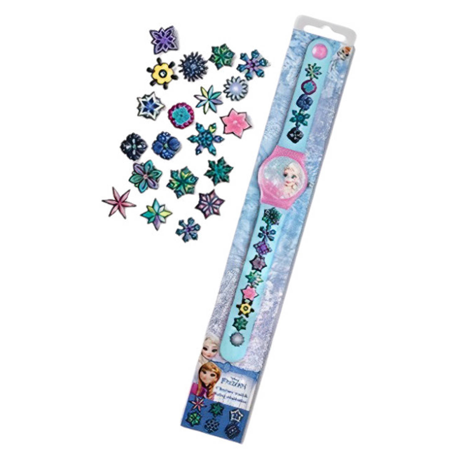 Disney Knutselset Horloge Frozen Meisjes 28 Cm Rubber Blauw/roze