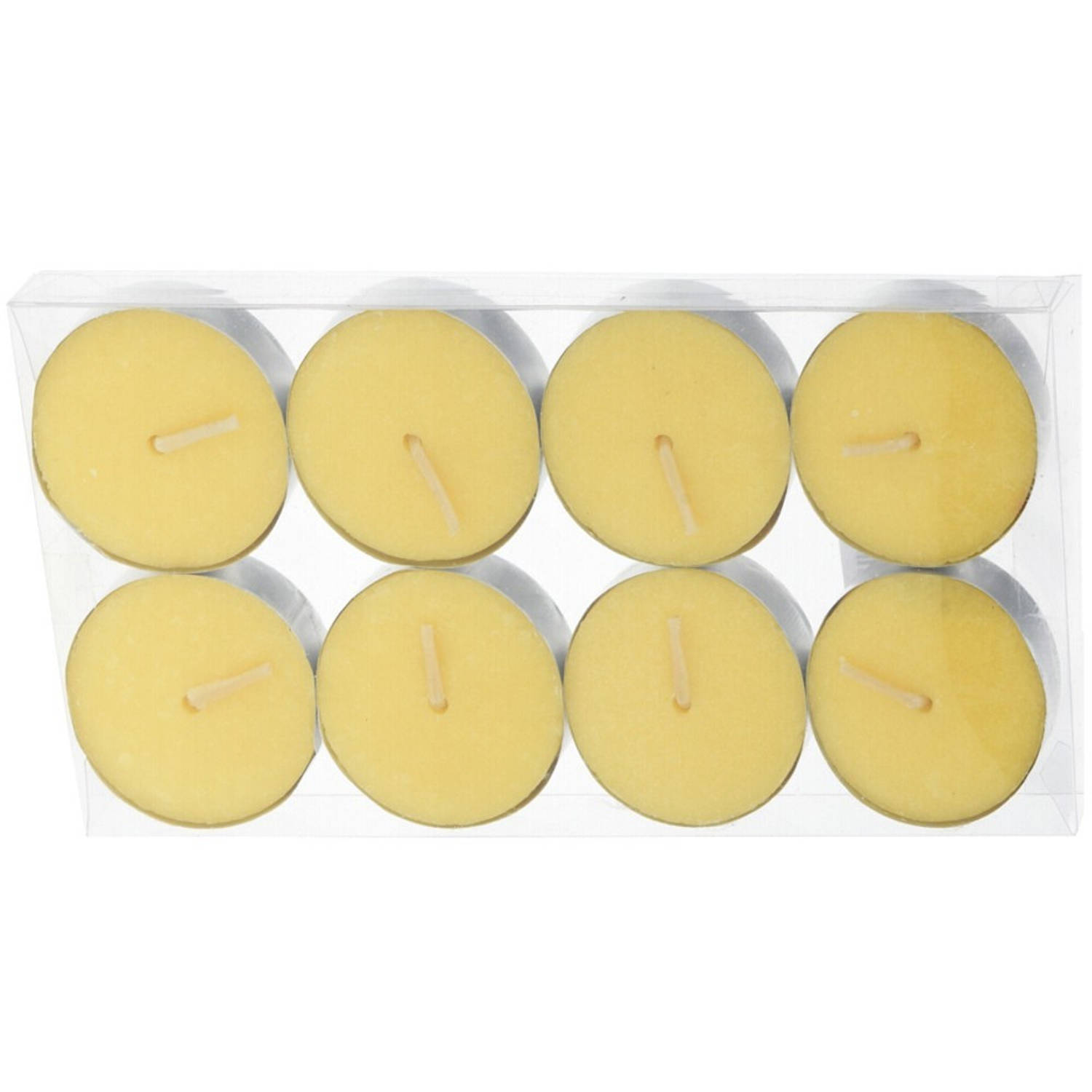 Set Van 32x Anti Muggen Waxine Lichtjes Geurkaarsen Citrus Geur Anti-muggen Citronella Kaarsen