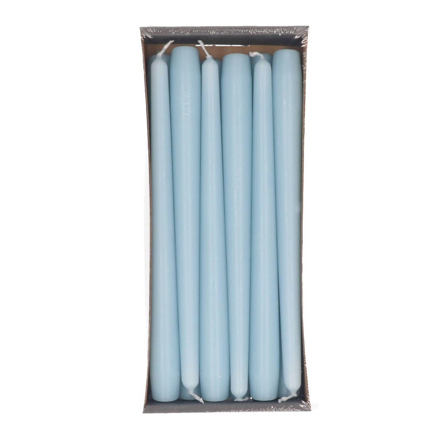 vermoeidheid voorkomen Buitenland 12x Lange kaarsen lichtblauw 25 cm 8 branduren dinerkaarsen/tafelkaarsen -  Dinerkaarsen | Blokker