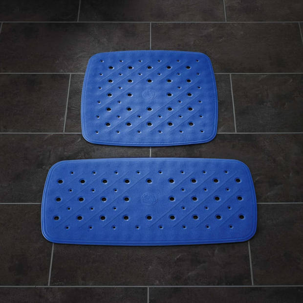 RIDDER Douchemat anti-slip Promo neonblauw