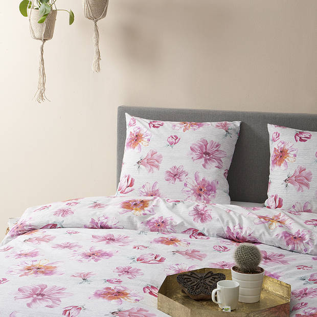 Ten Cate Katoenen Dekbedovertrek - 240x200/220 - Pastry Pink