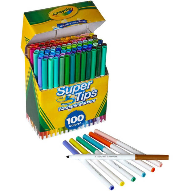 Crayola viltstiften met superpunt 100 stuks