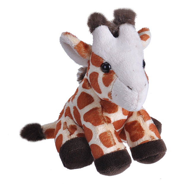 Pluche knuffel Giraffe van 13 cm - Knuffeldier