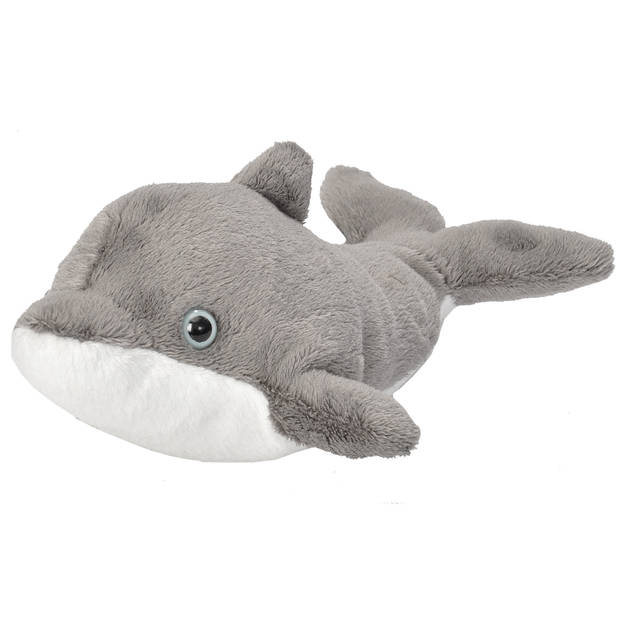 Pluche knuffel Dolfijn van 13 cm - Knuffel zeedieren