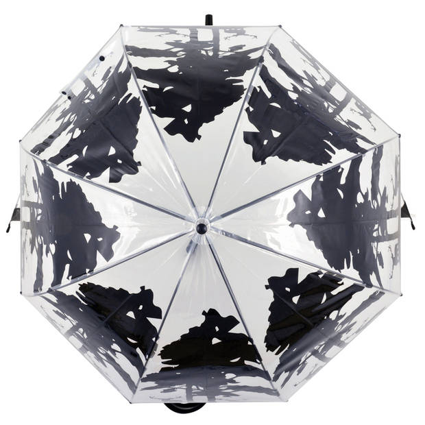 Esschert Design paraplu Bos automatisch 80 cm polyester zwart