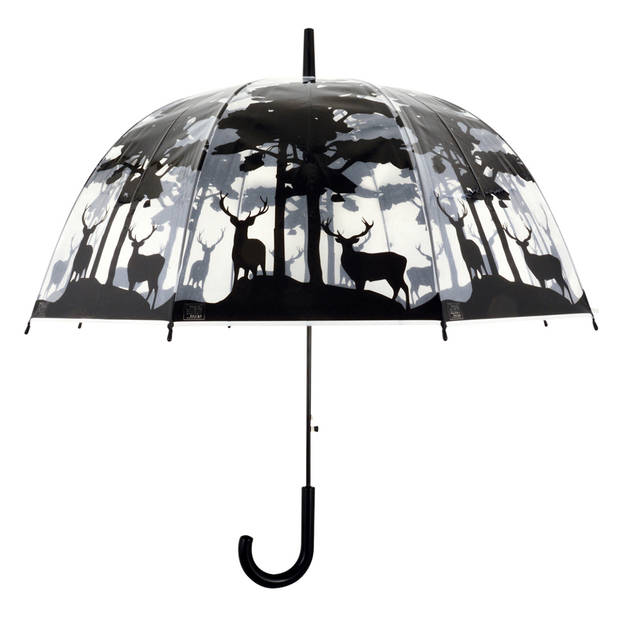 Esschert Design paraplu Bos automatisch 80 cm polyester zwart