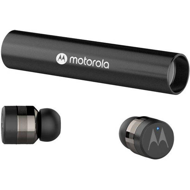 Motorola VerveBuds 300 - Draadloos - tot 10 uur Speeltijd - met Oplaadcase 9,2 x 1,5 x 1,5 CM - Compact - Zwart