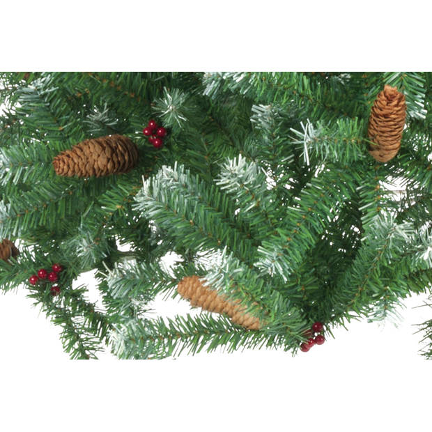 Christmas Gifts Kerstboom met Sneeuw en Dennenappels - 708 Toppen - 180 cm