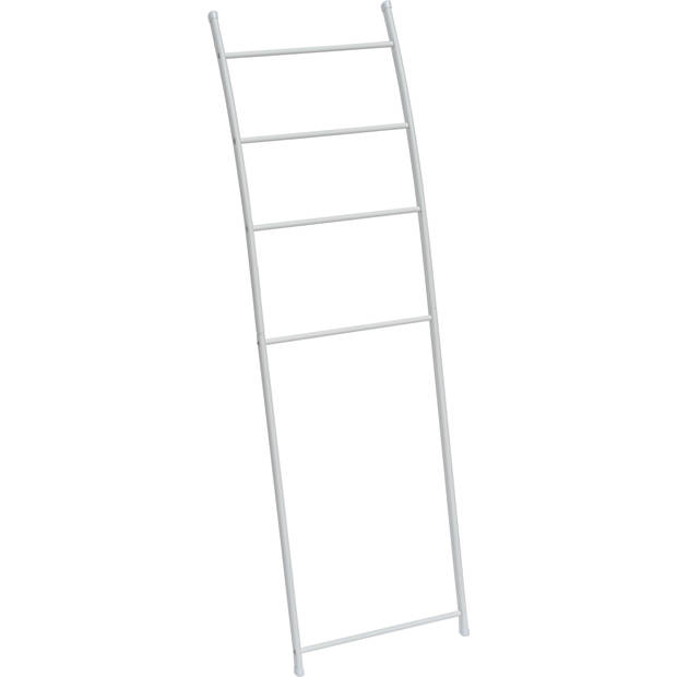 4goodz metalen handdoekhouder ladder 44x150 cm - Wit