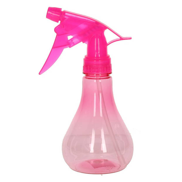 Waterverstuivers/sprayflessen roze 250 ml - Waterverstuivers