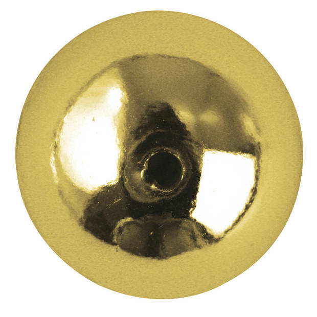 66x stuks gouden plastic hobby kralen van 10 mm - Hobbykralen