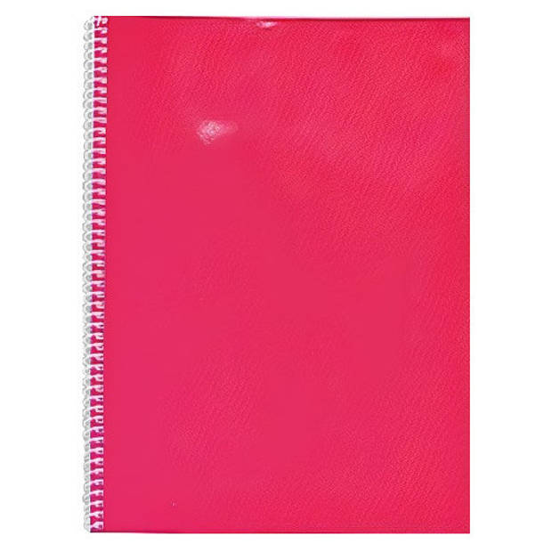 Verhaak plakboek A4 24 x 32 cm karton/papier roze