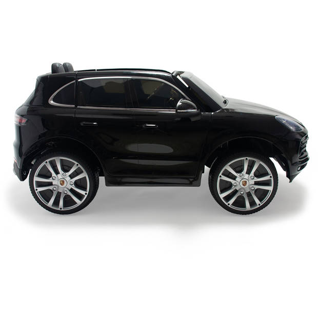 Injusa accuvoertuig Porsche Cayenne S junior 12V 134 cm zwart