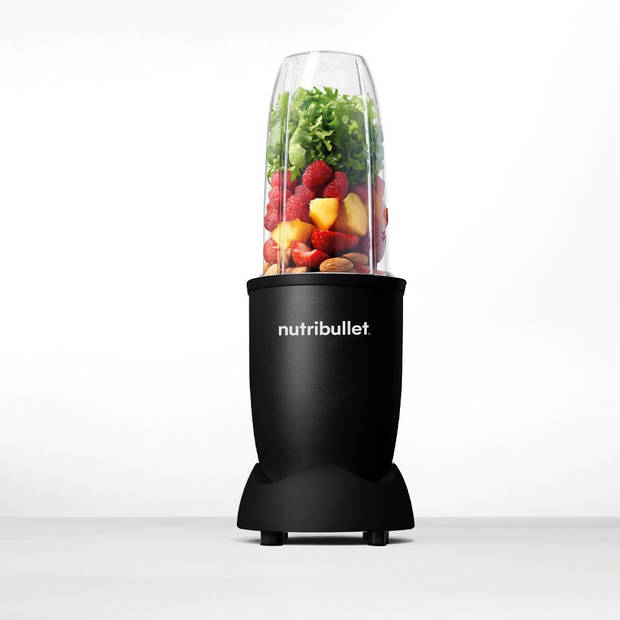 nutribullet Exclusive All Black- 900 Watt - Smoothie Maker - Incl. To Go Accessoires & Digitaal Receptenboek - Zwart