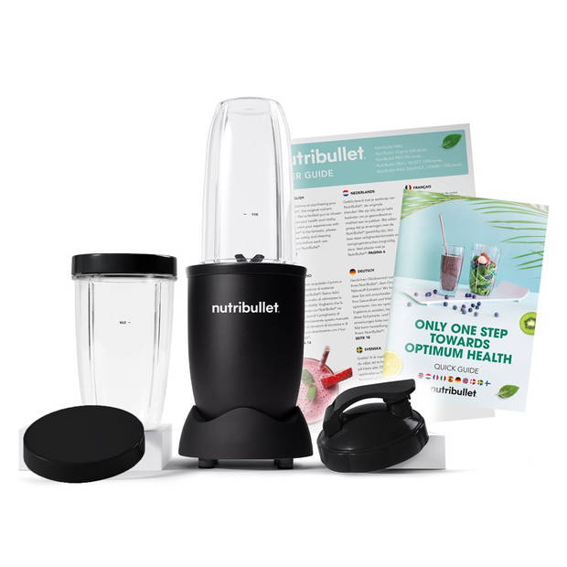 nutribullet Exclusive All Black- 900 Watt - Smoothie Maker - Incl. To Go Accessoires & Digitaal Receptenboek - Zwart