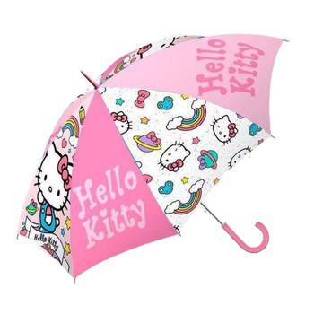 Kinder paraplu roze Hello Kitty 40 cm - Paraplu's
