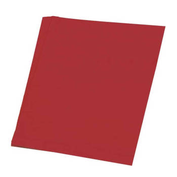 Hobby papier rood A4 50 stuks - Hobbypapier