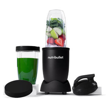 nutribullet Exclusive All Black- 900 Watt - Smoothie Maker - Incl. To Go Accessoires & Digitaal Receptenboek - Zwart