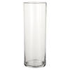 1x Ronde glazen cilinder vaas/vazen transparant 55 cm lang - Vazen