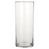 1x Ronde glazen cilinder vaas/vazen transparant 48 cm lang - Vazen
