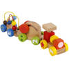 2-Play activiteitentrein junior 34,5 x 7,5 cm hout 3-delig