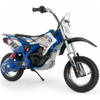 Injusa accuvoertuig motorfiets Blue Fighter 24V 106 cm blauw