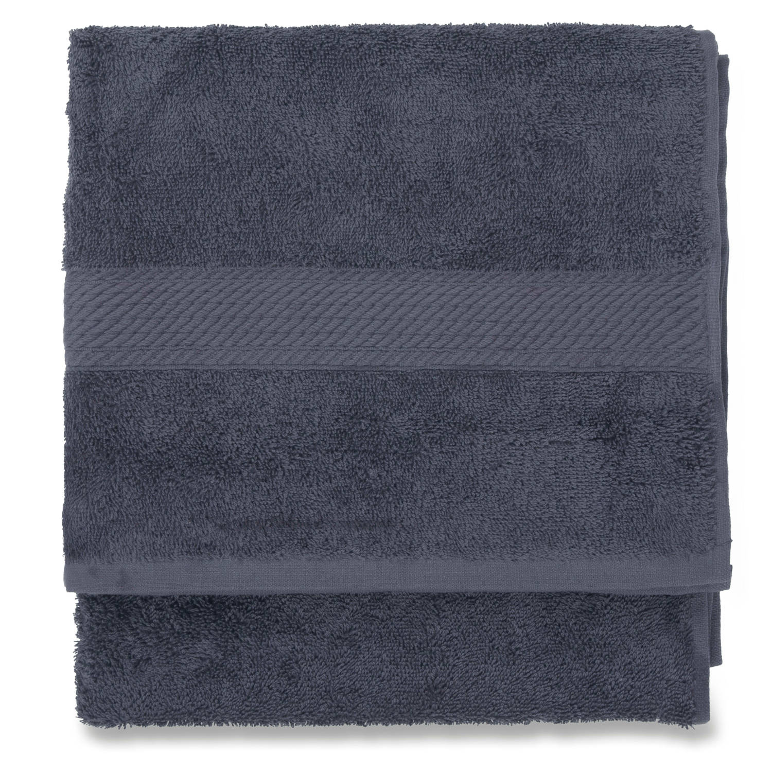 gewoon Mart Ik was mijn kleren Blokker handdoek 500g - donkerblauw - 60x110 cm | Blokker