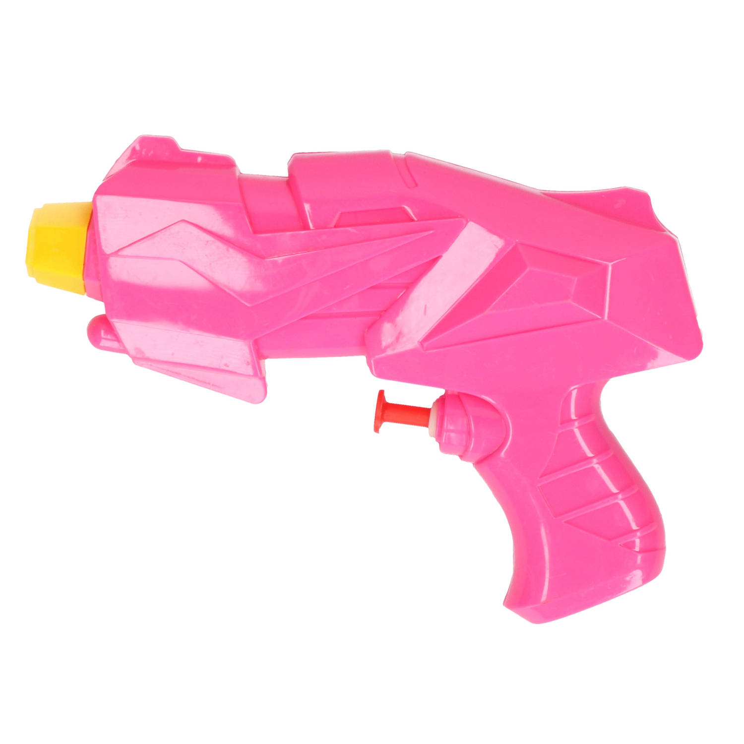 1x Mini Waterpistolen-waterpistool Roze Van 15 Cm Kinderspeelgoed Waterspeelgoed Van Kunststof Klein