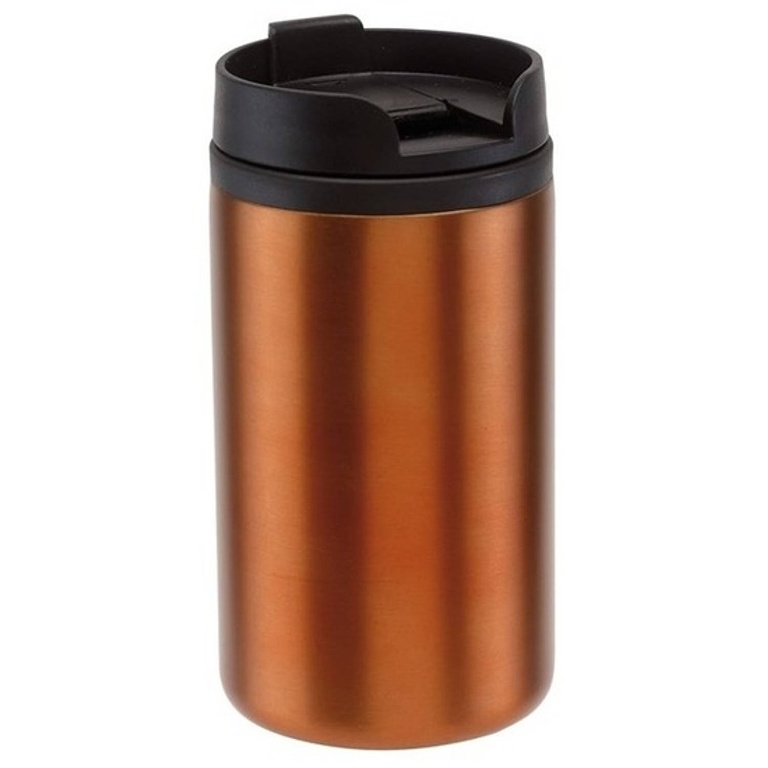 Thermosbeker-warmhoudbeker Metallic Oranje 290 Ml Thermo Koffie-thee Isoleerbekers Dubbelwandig Met 