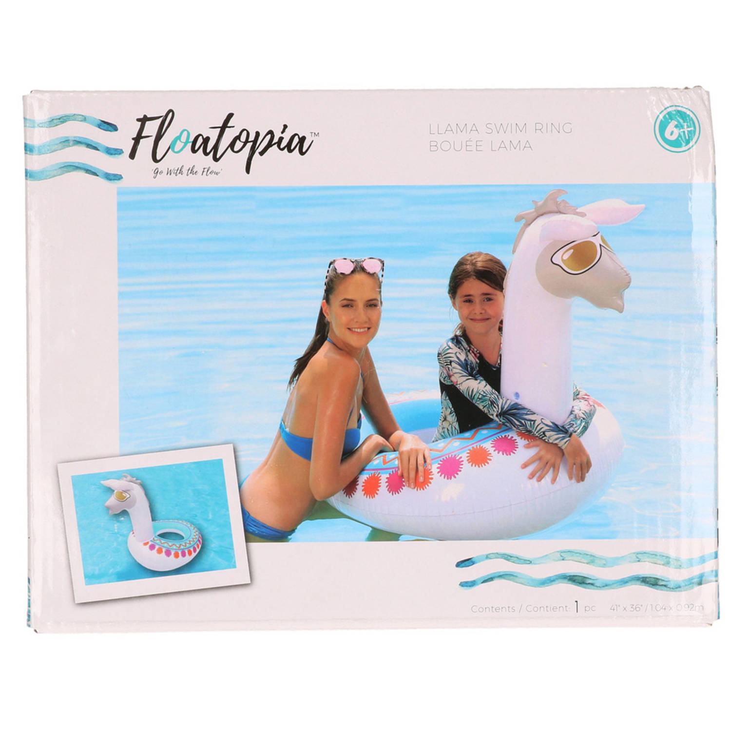 Wonder Gematigd Verstrooien Witte opblaasbare alpaca/lama 96 cm zwemband/zwemring - Zwembanden | Blokker